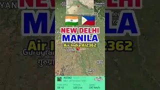 ✈️ New Delhi to Manila Flight 🇮🇳➡️🇵🇭 | Air India AI2362 | Airbus A321-251N
