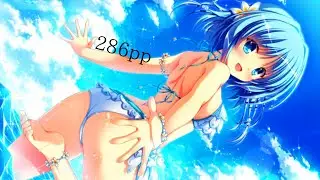 286pp on my second try of the map in osu!