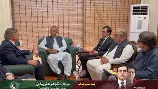 US Ambassador Donald Blome meets with Chairman PTI Barrister Gohar Ali Khan