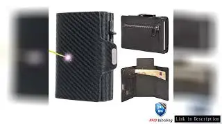 YATBEST Fashion True Pickup Bag Automatic Pop up Metal Wallet RFID Anti theft Brush Large Capacity C