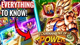 Всё о Турнире Силы и ОГРОМНОМ обновлении! DB Legends