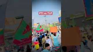 PTI vs TLP Big Fight In Multan Nawan Sher Chowk #ytshorts #youtubeshorts