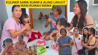 PERGI KE RUMAH MAMA & SINGGAH BELI KUE MAKAN BERSAMA