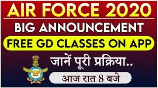Air Force 2021 Vacancy | Air Force 2020 || Big Announcement || BY Examपुर Defence Warriors