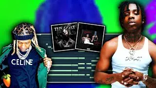 HOW TO MAKE BEATS & MELODIES FOR POLO G AND LIL DURK FROM SCRATCH | FL Studio Tutorial