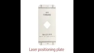 Forward placa de posicionamento do laser para testar o eixo xy da m&aacute;quina de laser de luz azul#99FIX