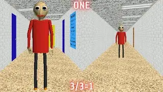 3/3=1, Right? - One - Baldi's Basics Mod