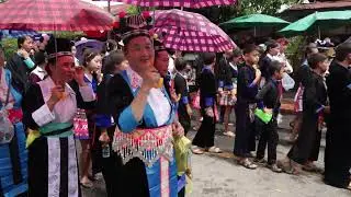 Mong ethnic minority in Luang Prabang Laos