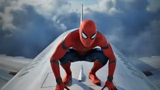#SpiderManPlaneRescue | Hijacked Plane Mein Hero Ki Entry ✈️🕷️#viral#spiderman #3danimation#cartoon 