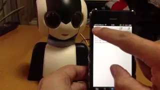 Robi servo + konashi + techBASIC + iPhone control