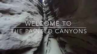 Ladder Canyon Loop Hike, Mecca Hills CALIFORNIA AKA Painted Canyon 2017