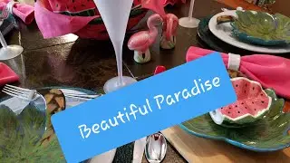 Tablescape Tropical African Collaboration