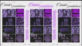 October Predictions! 🎃🦇👻 What You Need To Expect This October! PART 1 #octoberpredictions #tarot