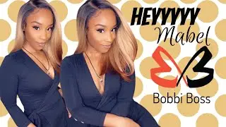OK, I&rsquo;m ADDICTED TO THIS COLLECTION Collab ft Miss Khrissy😍| BOBBI BOSS*NEW*HD LACE Mabel|HAIRSOFLY