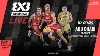 RE-LIVE | FIBA #3x3WorldTour Abu Dhabi 2025 | Qualifying Draw | #3x3Basketball