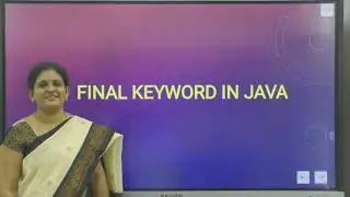 FINAL KEYWORD IN JAVA