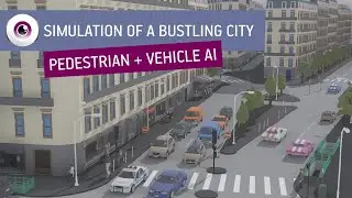 Simulation of a Bustling City powered by SpirOps AI