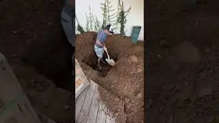 Progress on the dig #soil #digging #grounding