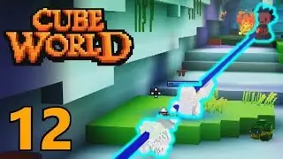 [12] Rushing Into The Dungeon!!! Wizard Bosses HURT! (Cube World Gameplay)