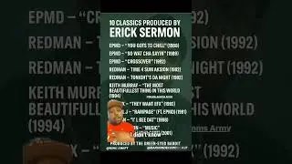 10 RECORDS PRODUCED BY ERIC SERMON | BARS ON DECK PODCAST SHORT 🫡👑#barsondeck #podcast #short