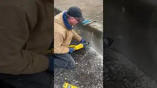 How to mount a hose reel to concrete. Love, Dad