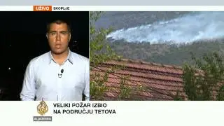 Stefan Goranović o požarima u Makedoniji - Al Jazeera Balkans