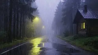 [ LIVE ] Gentle Rain & Thunderstorm Sounds – Deep Sleep Ambience for Fast Relaxing Rest