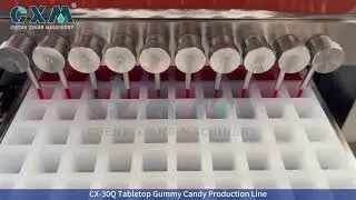 CX 30Q Tabletop Gummy Candy Production Line High-Precision Depositing for Gummies, Vitamins