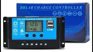 GCSOAR Solar Charge Controller 10A 12V/24V Solar Panel Battery Auto Paremeter Adjustable - Overview