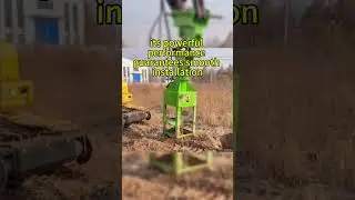 Square hole punch for street lamps#square punching machine#square hole excavation equipment