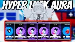 I've UNLOCKED HYPERCHROME LUCK AURA in Roblox Jailbreak