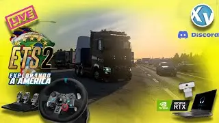 MAPA #br #ets2 EXPLORANDO A AMERICA #1.57 #gameplay  #pc #mods #ps5 #xboxseriesx  #live #60fps