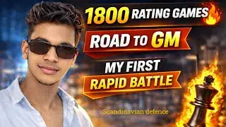 My First Chess Rapid Battle | Road to GM | Hindi Commentary 