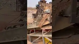 vibrating sieve machine mining vibrating screens #shorts #technology #geology #underground