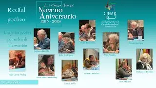 Recital Po&eacute;tico Noveno Aniversario de CIHAR