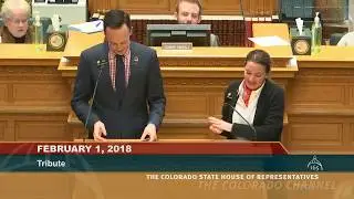 Rep Dylan Roberts honors Colorado Olympians