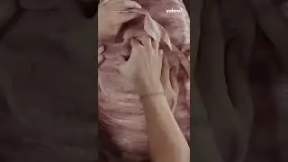 Watch Heidi Klum transform into a worm for Halloween | #shorts #yahooaustralia