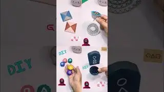 How to make All the DIY games from squid game #shorts #squidgame #diy #craft #challenge