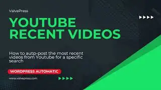How to auto post the most recent videos from Youtube to WordPress