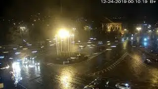 Веб-камера Киев Европейская площадь + Майдан 2019 12 24