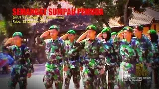 MIRIP TENTARA! Begini aksi pelajar rayakan Hari Sumpah Pemuda