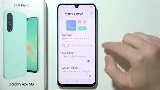 Samsung Galaxy A26 5G: How to Change Icons Size