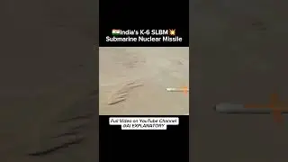 Full video☝️⏫India&rsquo;s K-6 SLBM💥&ndash; The Deadliest Nuclear Weapon Underwater #india #viral #submarine