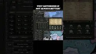 🏎️ Why NOT Always Use Motorized! | HOI4 Shorts