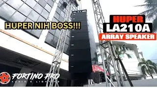 SETUP SPEAKER ARRAY HUPER LA210A FORTINO PRO AUDIO, PERSIAPAN BATTLE SOUND