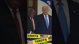 Trump's higher tariffs hit South Africa #shorts