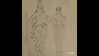 Vitthal Rukmini drawing 🙏🙏