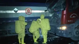 Chemical Hazard Removed after Acid Tanker Leaks in Traffic Accident