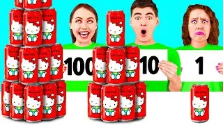 100 Слоев Еды Челлендж | Смешные Ситуации и Неудачи от MeMeMe Challenge