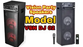 শো-রুমের জন্য নতুন স্পিকার কিনলাম😊|| VISION party speakers || model  VSN dj 02 ||